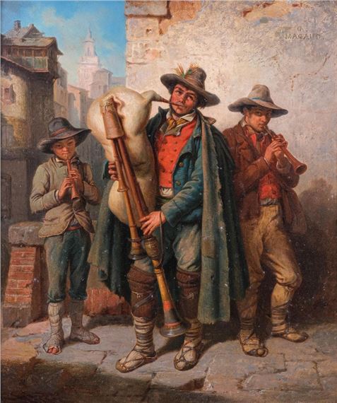 Les musiciennes by Dominique Antoine Jean Baptiste Magaud