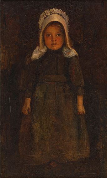 Boermeisie by Frans Oerder