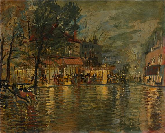 Paris by Konstantin Alexeyevitch Korovin