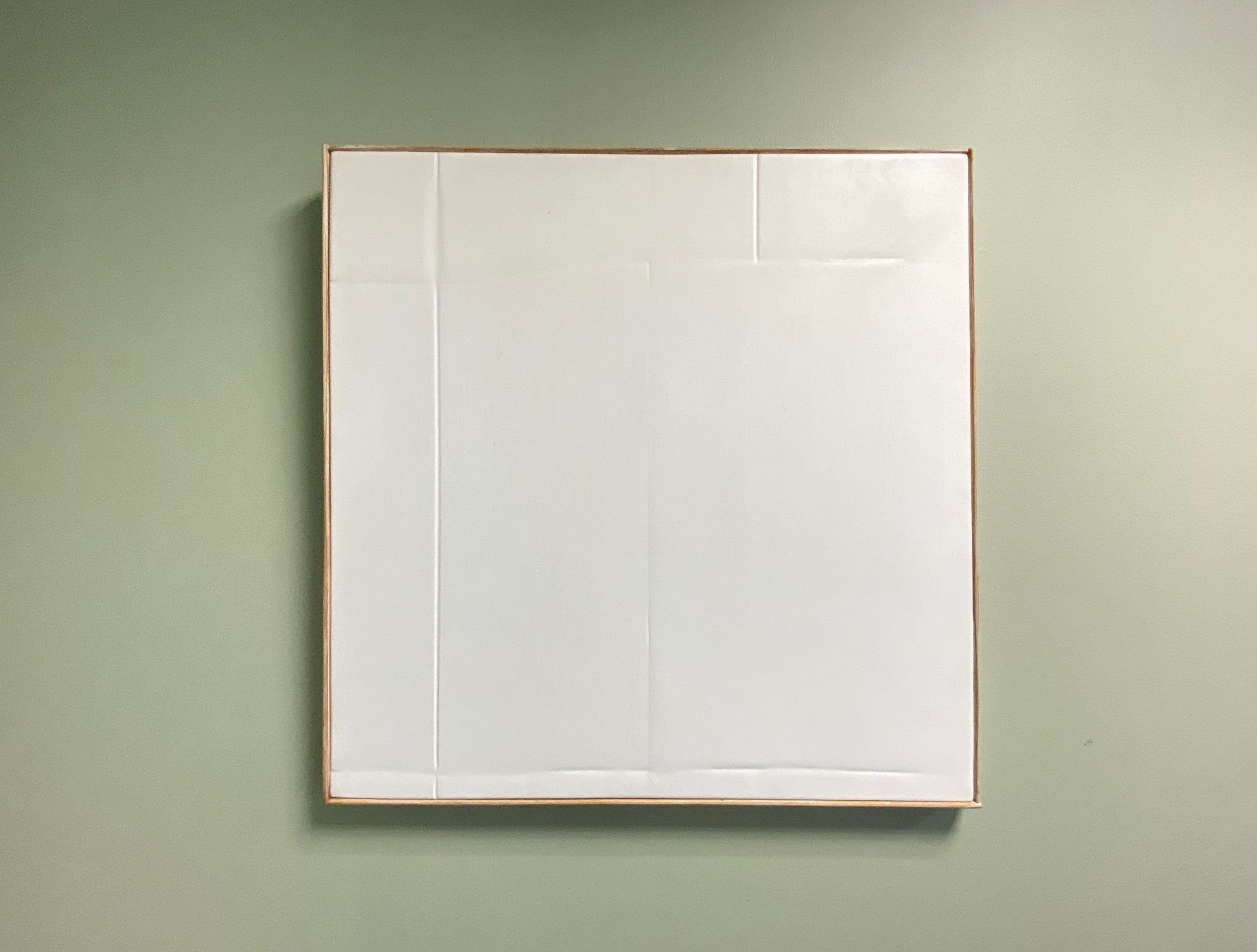 Artwork by Eleanore Mikus, Tablet Series, Made of enamel on wood panel