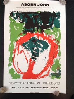 Asger Jorn | Exhibition poster (1983) | MutualArt