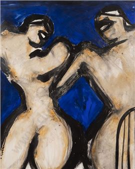 Untitled (Two Figures) - Des Robertshaw