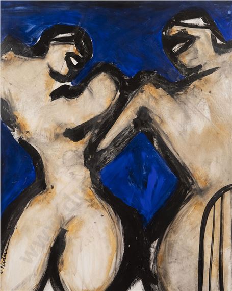 Untitled (Two Figures) by Des Robertshaw