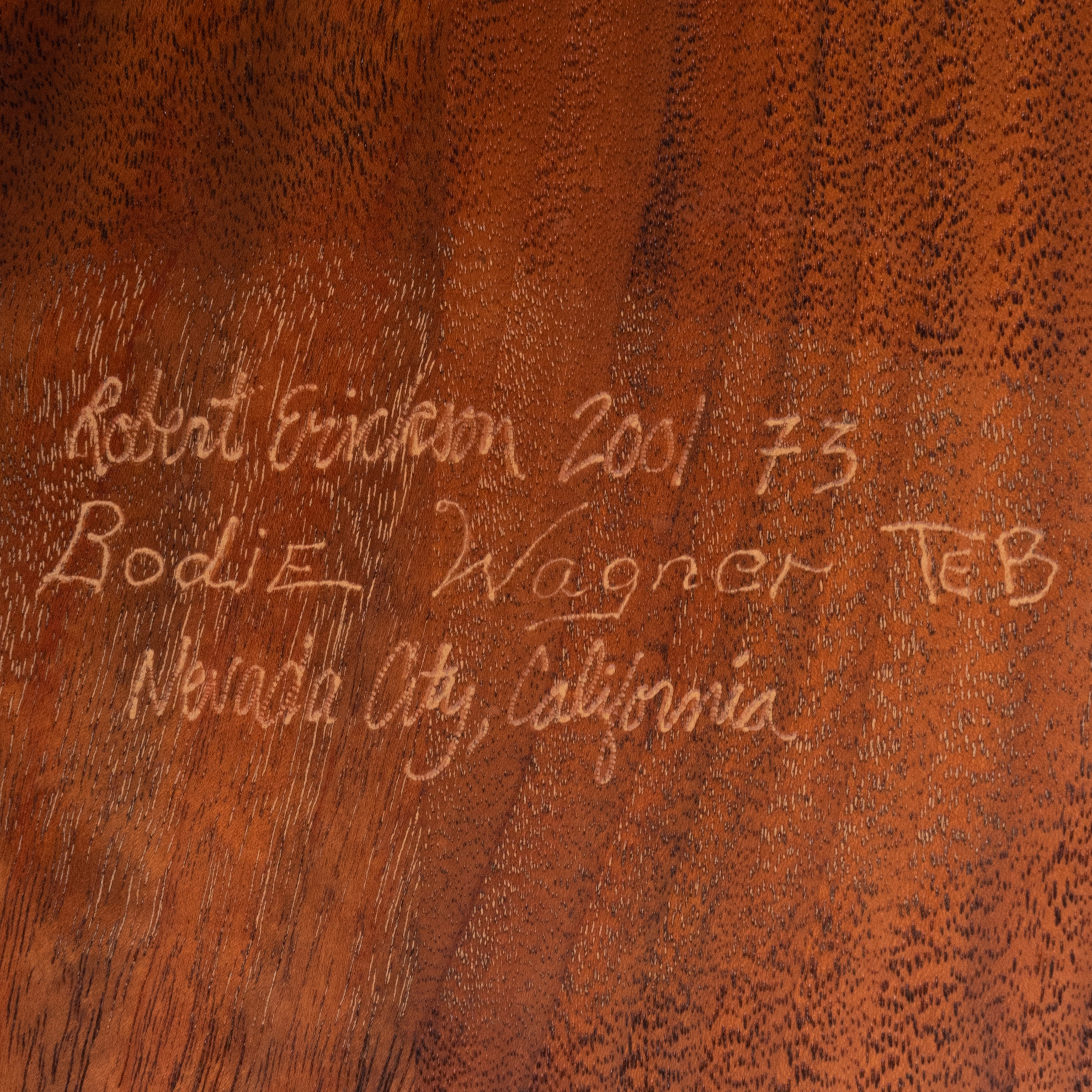 Artwork by Robert Erickson, 'South Yuba' Rocking Chair, Made of Walnut and Maple