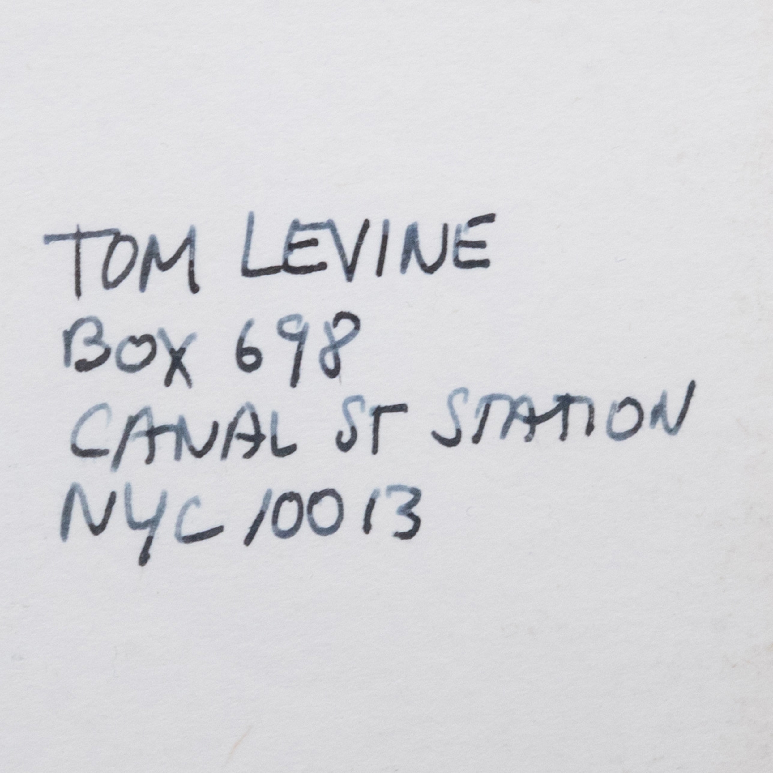 Artwork by Sol LeWitt, Postcard, Made of Ink on paper