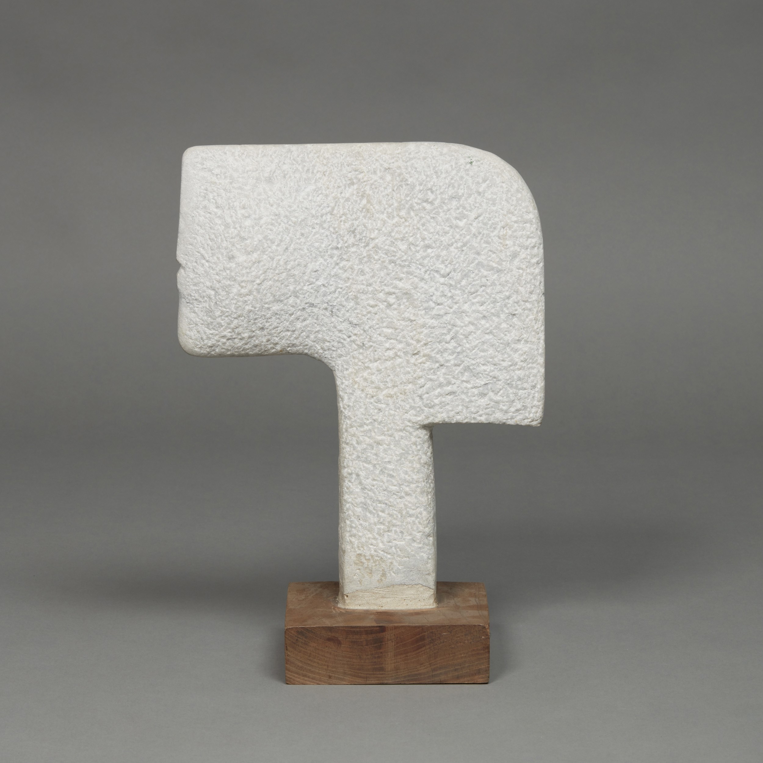 Artwork by Choi Jongtae, Face, Made of marble