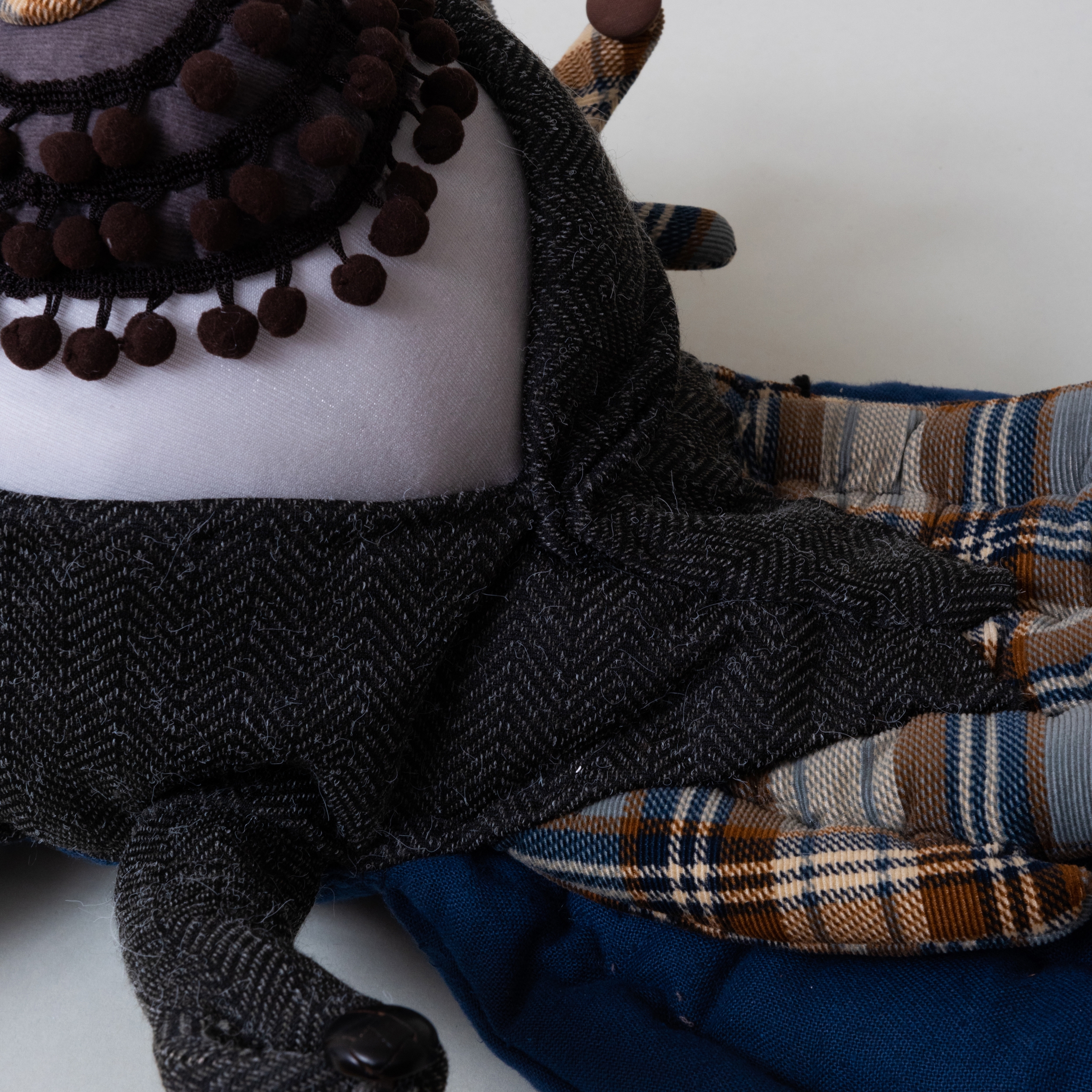 Artwork by Jeila Gueramian, Untitled 1, Made of Found fabric