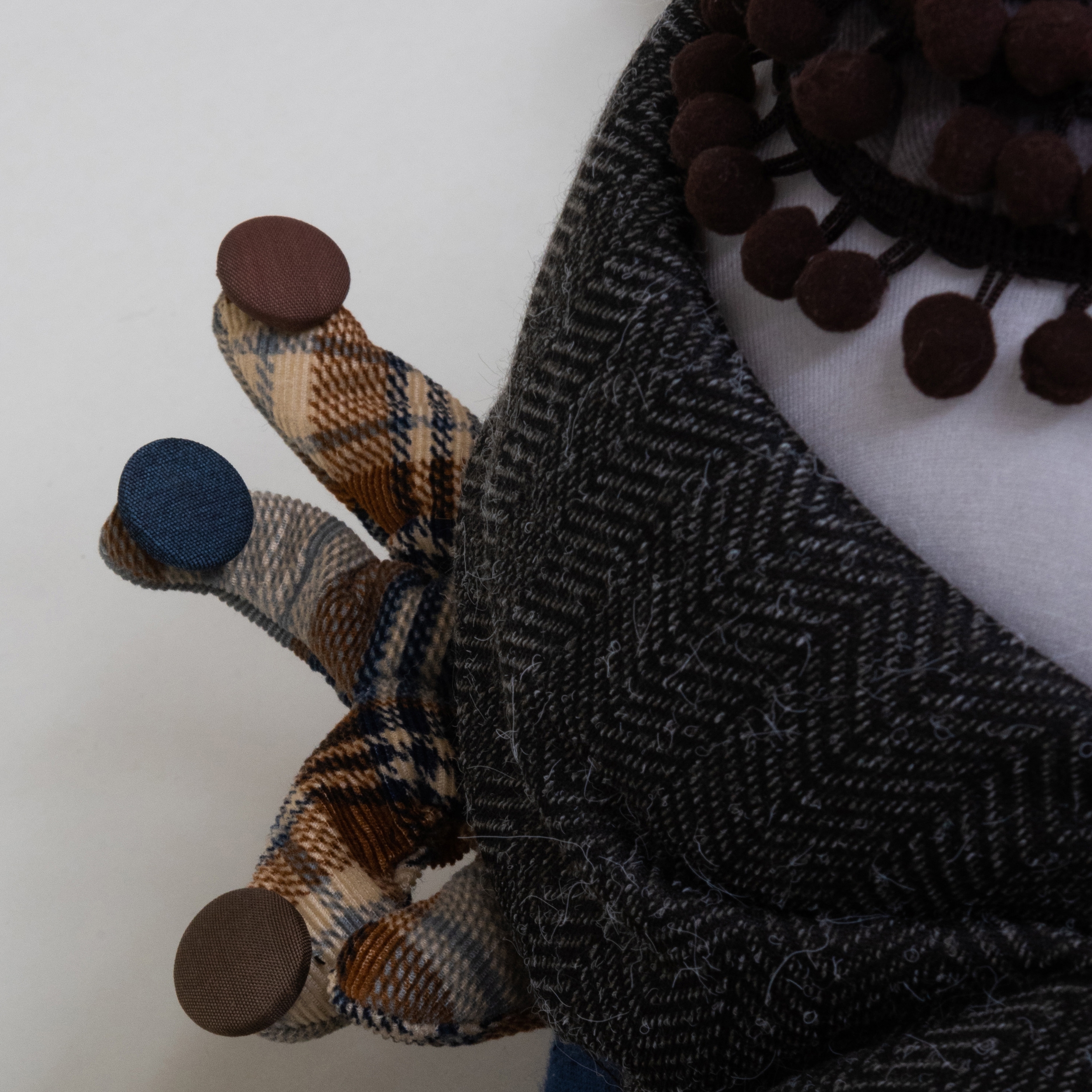 Artwork by Jeila Gueramian, Untitled 1, Made of Found fabric