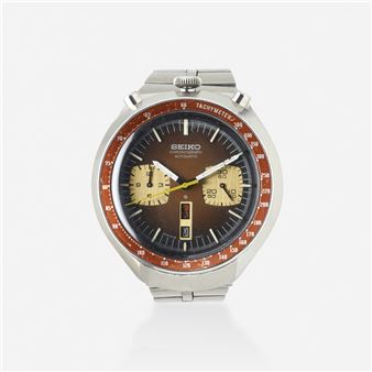Seiko Okuhara | 'Bullhead' chronograph wristwatch, Ref. 6138-0060T (1973 -  1983) | MutualArt
