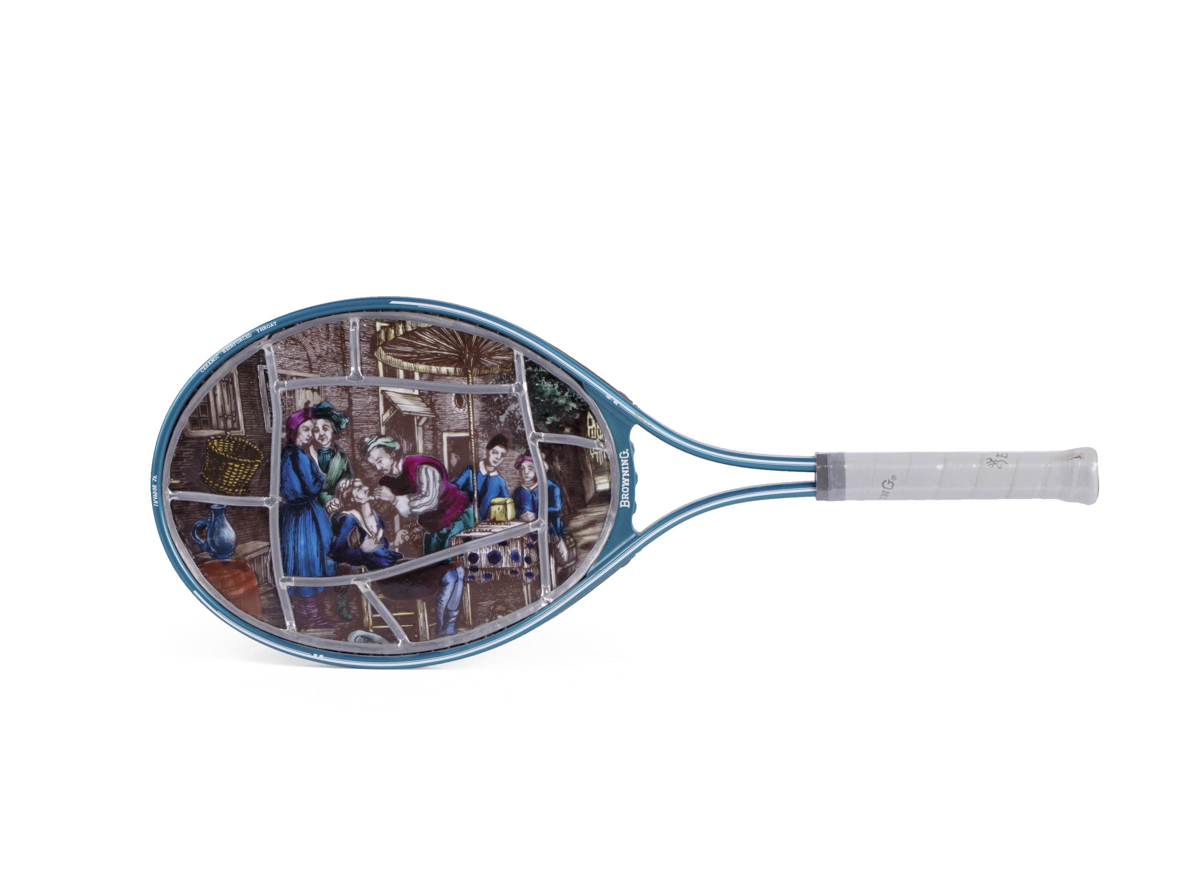 Wim Delvoye | Tennis racket, Browning invader Jr, 1989 (1989) | MutualArt