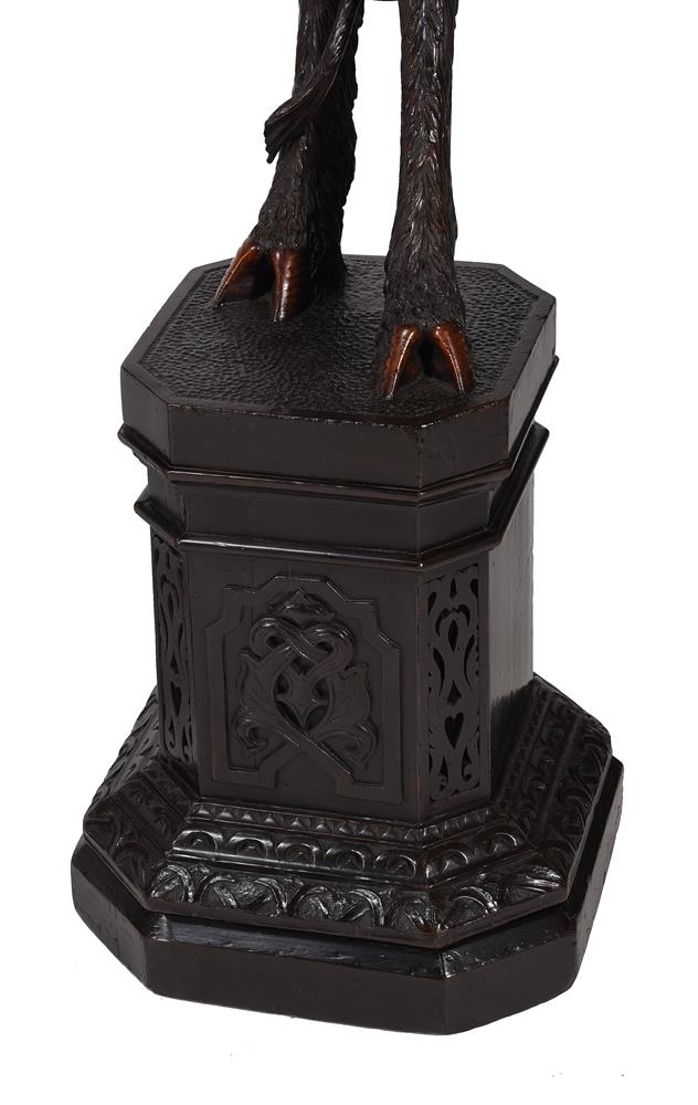 Artwork by Francesco Toso, A VENETIAN CARVED PINE AND FRUITWOOD DEVIL FIGURE ON A PLINTH, Made of CARVED PINE AND FRUITWOOD