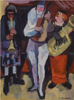 clowns making music - Heinz Friedrich