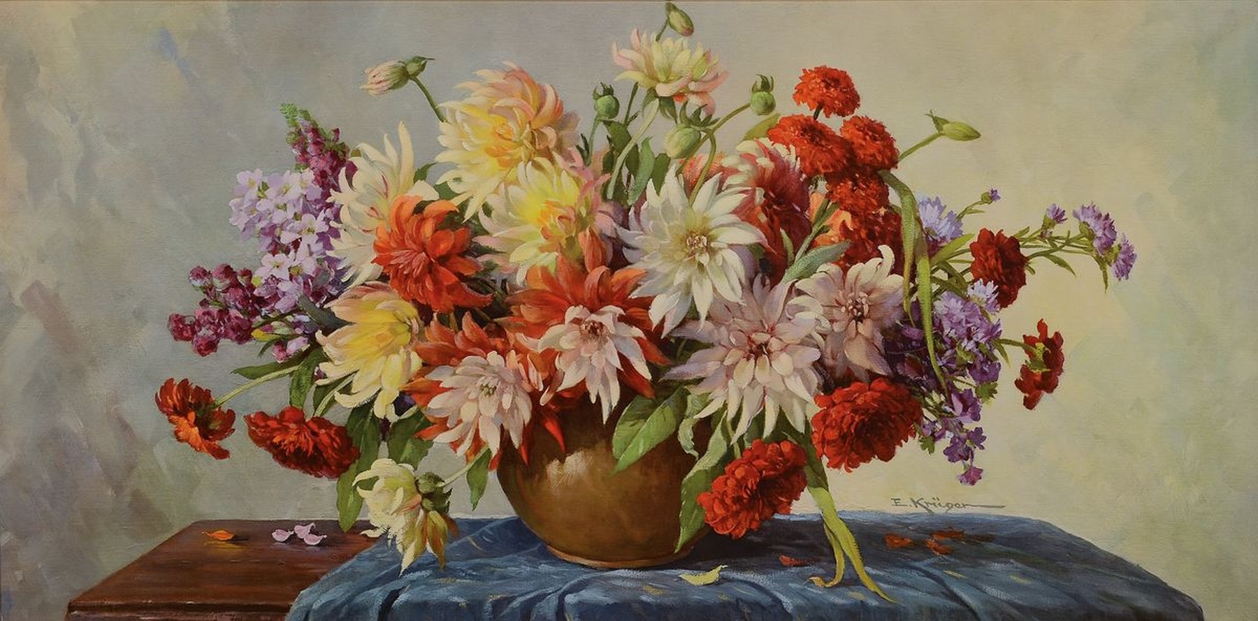 still life paintings of flowers