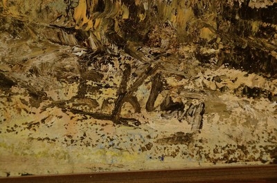 Artwork by Eduard Klug, Herbstwald, Made of oil on canvas