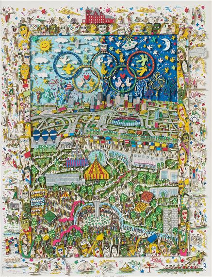 James Rizzi | Birds in a Junkyard (1996) | MutualArt