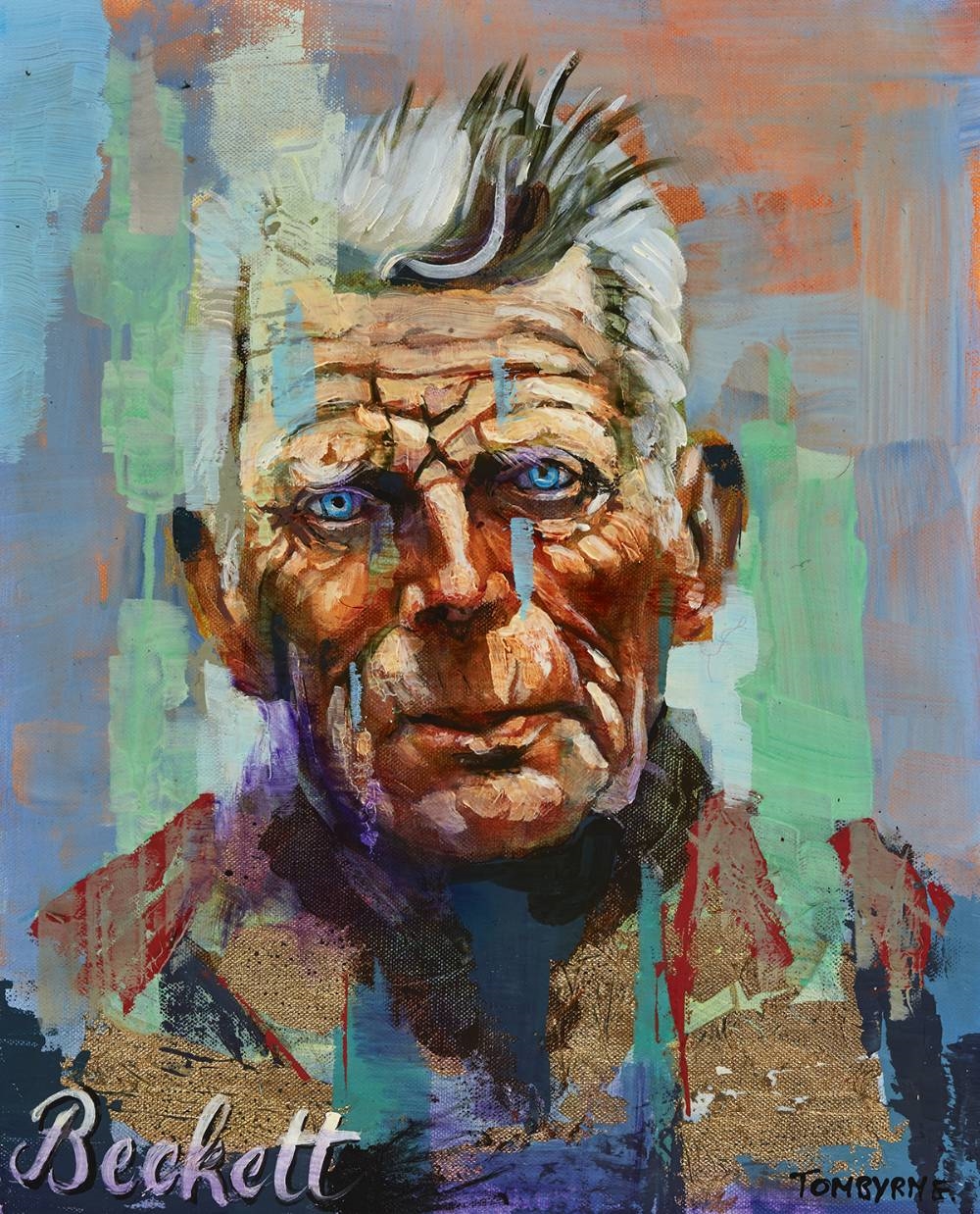 Tom Byrne | PORTRAIT OF SAMUEL BECKETT | MutualArt