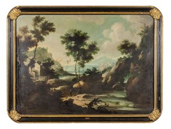 Paesaggio con figure - Gaetano Vetturali