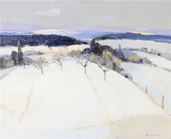 Jura sundgauvien en hiver by Joseph A. Muslin
