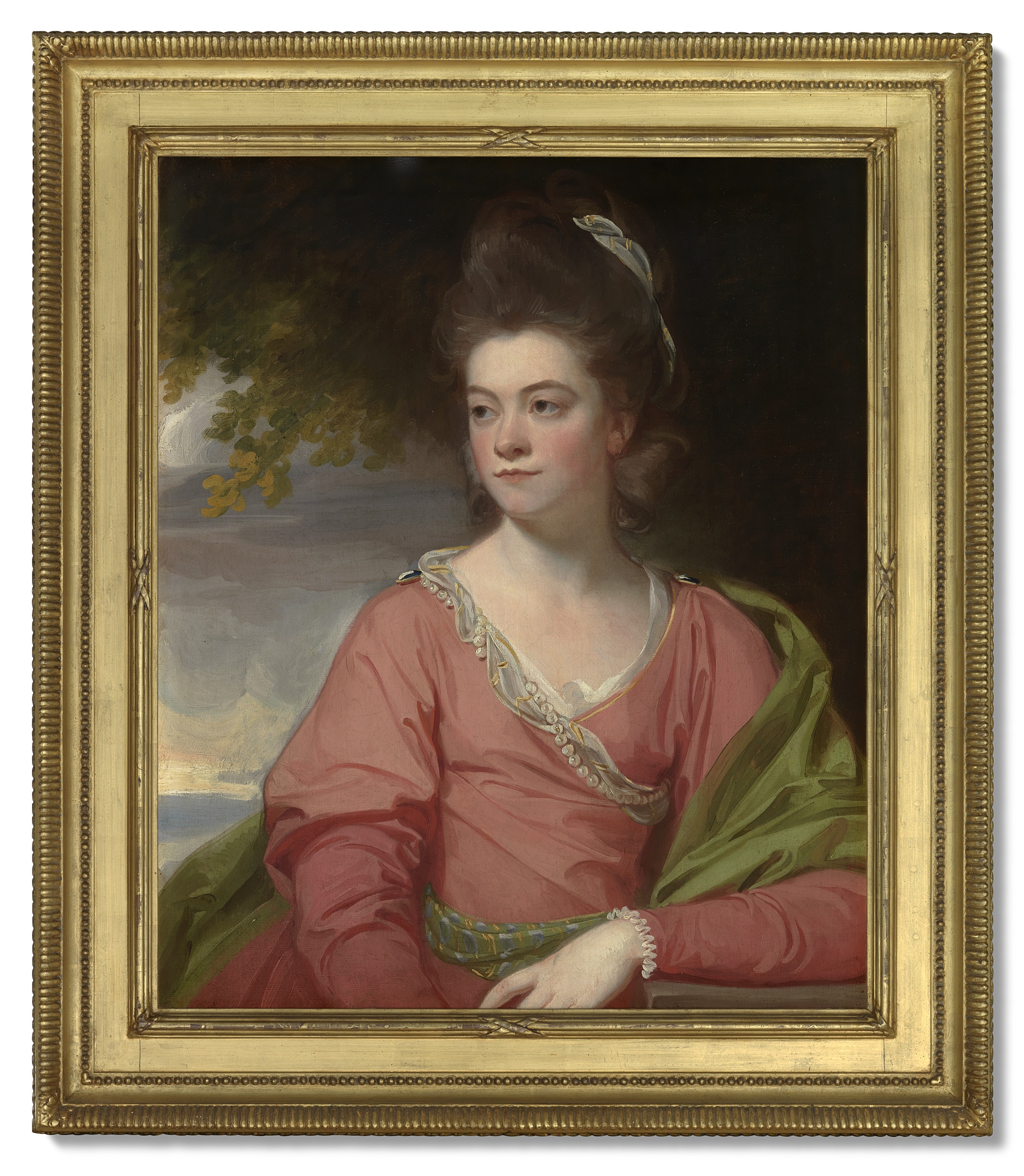 George Romney | Portrait of a lady, traditionally identified as Miss ...
