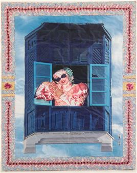 Sans titre (femme à la fenêtre) - Aïcha Filali