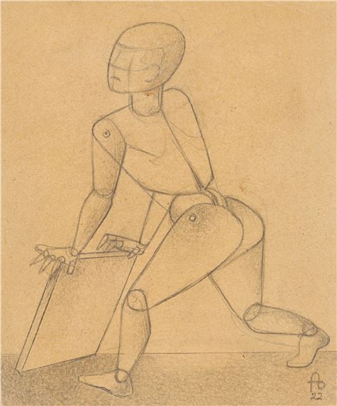 ”Skizze zu einem Bild ”Spielende Kinder””.