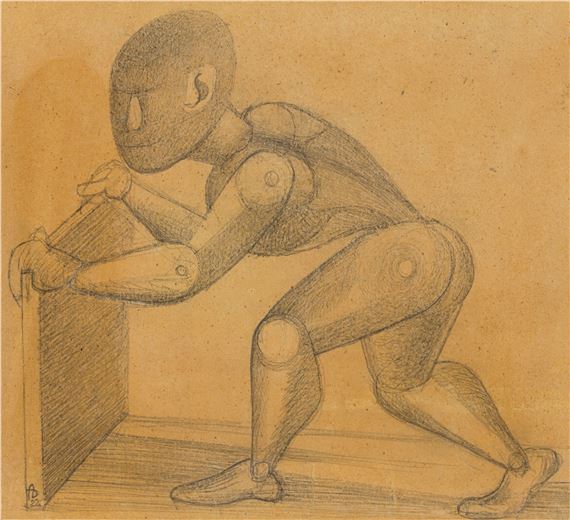 ”Bewegungsstudie zu dem Bild ”Kinderspiele””. by Gottfried Brockmann, 22