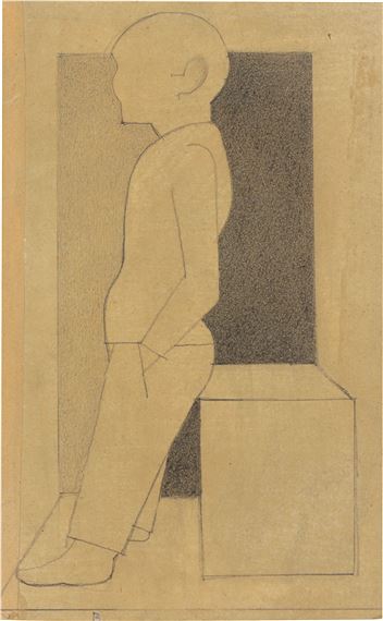 ”Figurale Studie”. by Gottfried Brockmann, 1924
