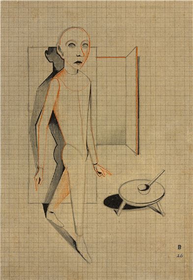 ”Schreitender (Schlemihl)”. by Gottfried Brockmann, 1926