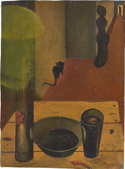 Untitled (Interior with cat).