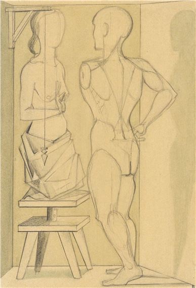 ”Der Gipsabguß ersetzt das Fleisch”. by Gottfried Brockmann, 1923