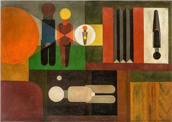 ”Wandbild für einen Fotografen”. - Franz Wilhelm Seiwert