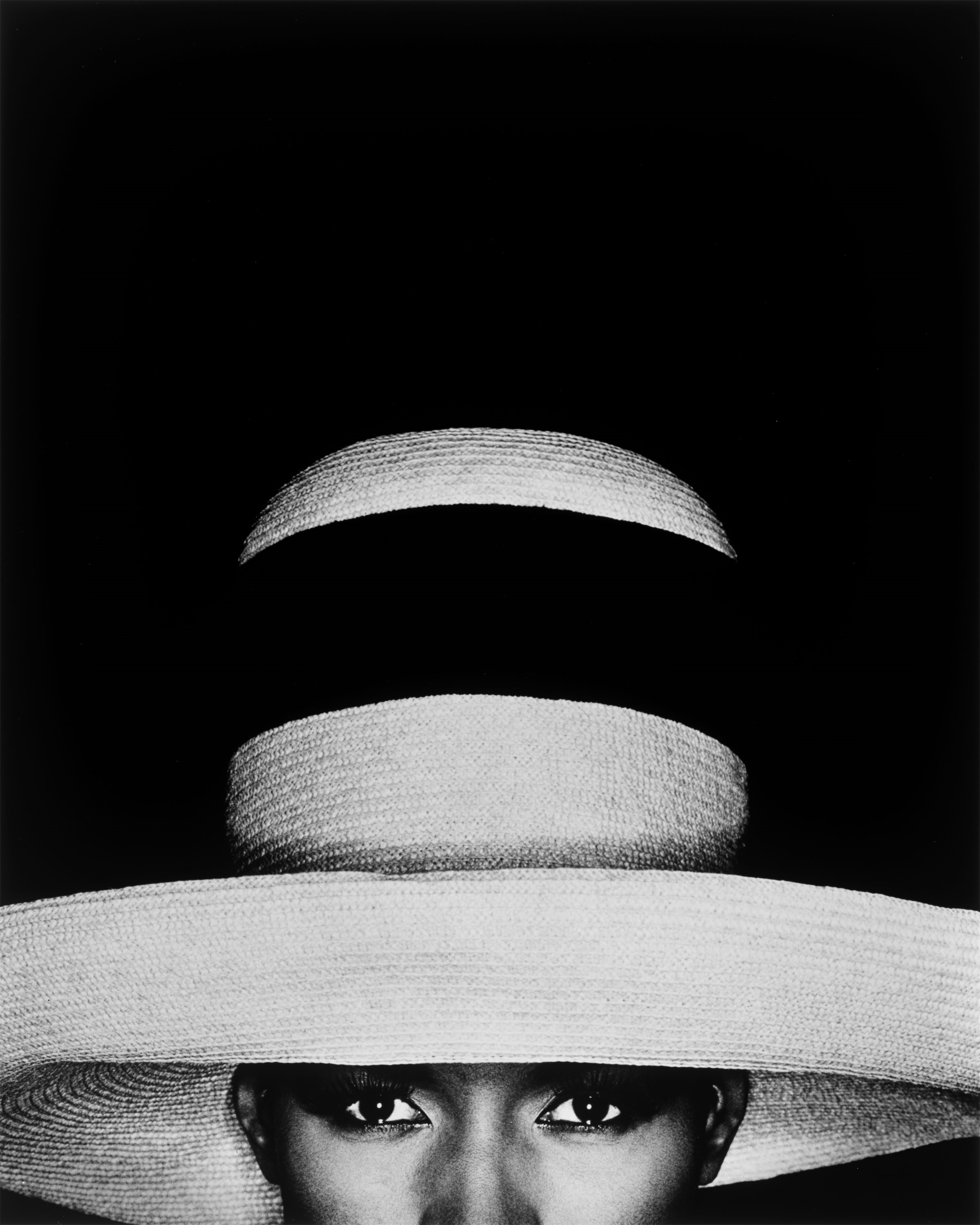 Artwork by Greg Gorman, ”Grace Jones in Hat, Los Angeles”., Made of Later gelatin silver print