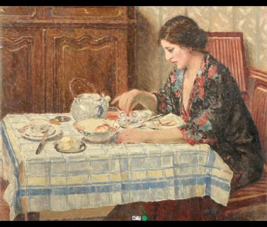 Le petit déjeuner by Georges Petit, 1934