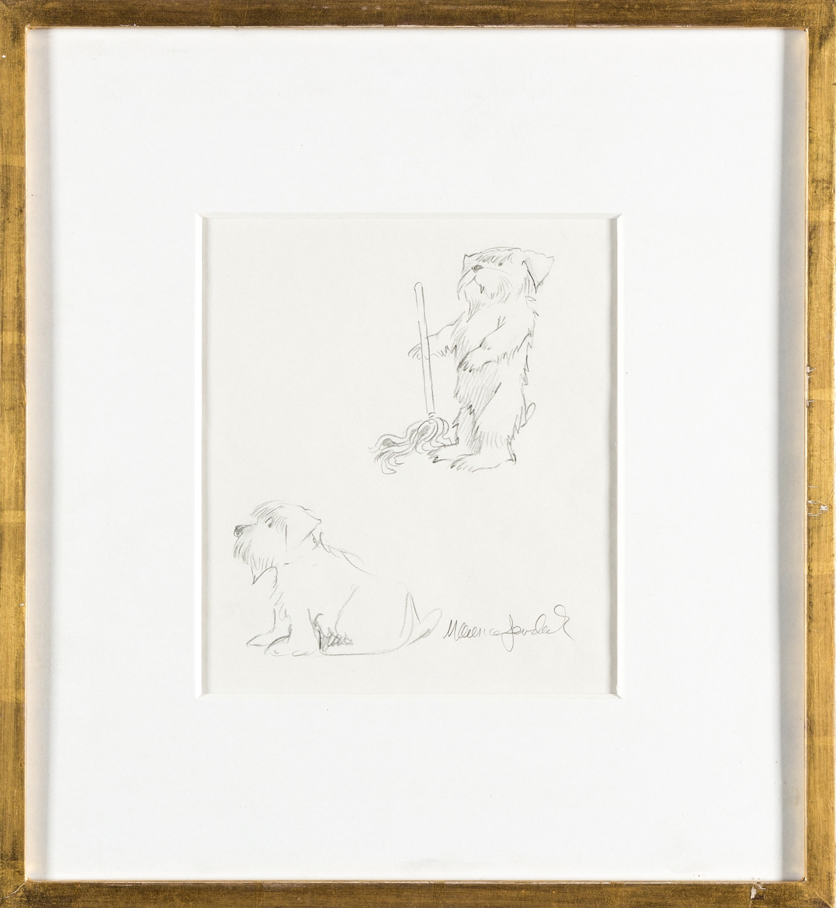 Artwork by Maurice Sendak, Jennie., Made of Graphite on thin paper