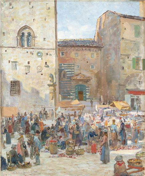 Mercato by Francesco Gioli, 1897