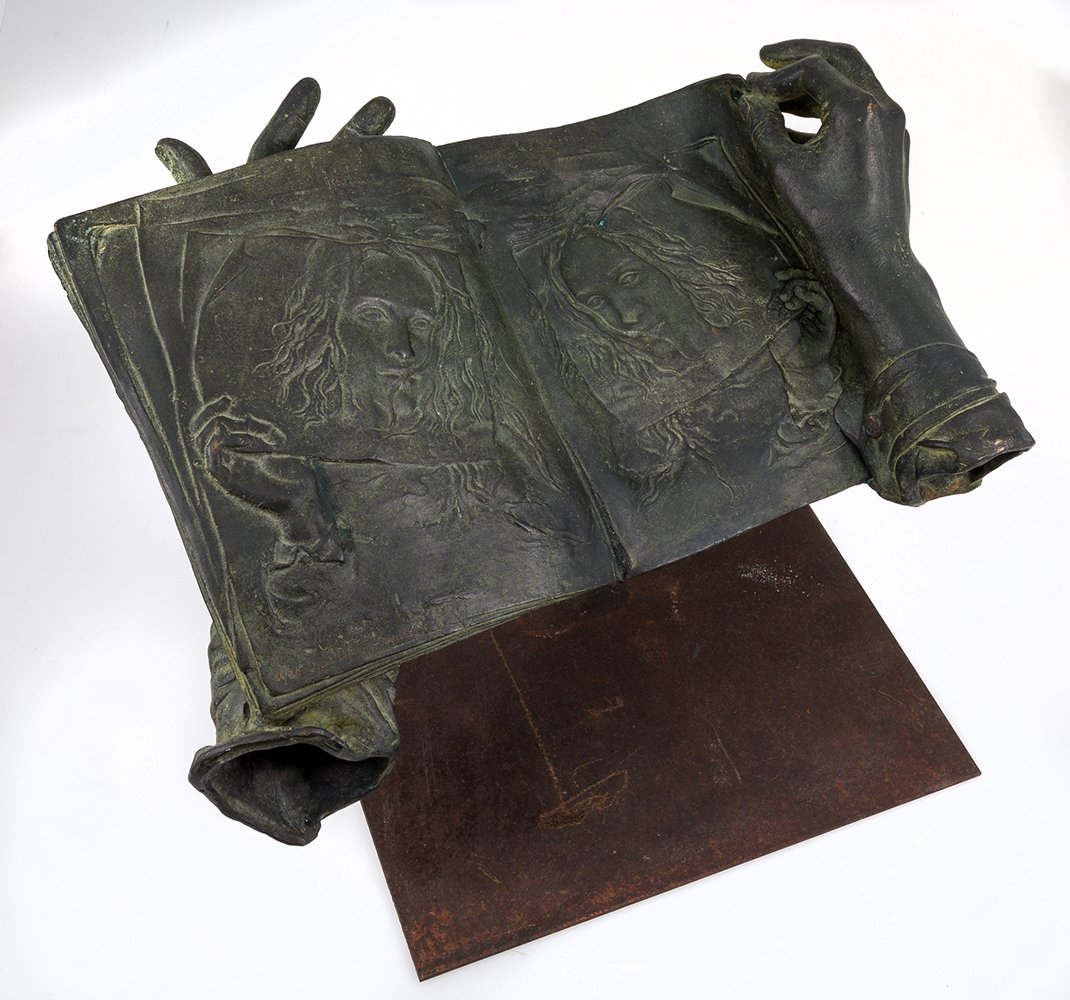 Artwork by Julio López Hernández, EL ENCUENTRO, Made of BRONZE SCULPTURE