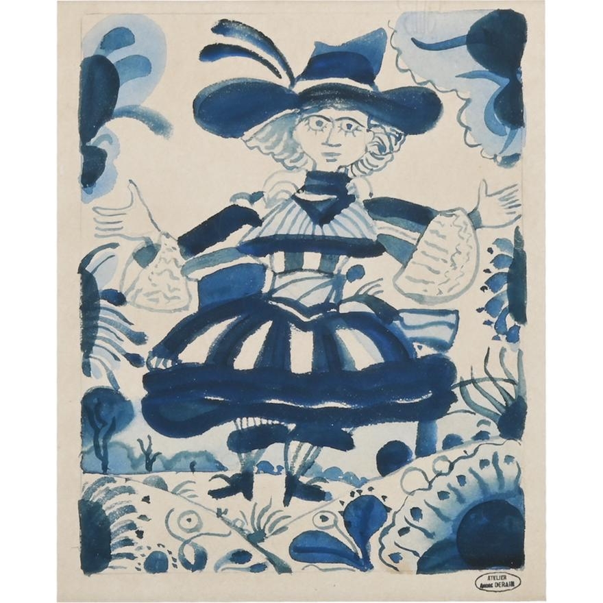 Personnage au dix-huitiËme costume du siËcle by André Derain, 1947