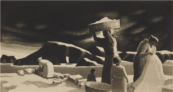 ''Tropical Washday'' by J. Jay Mc Vicker, 1946