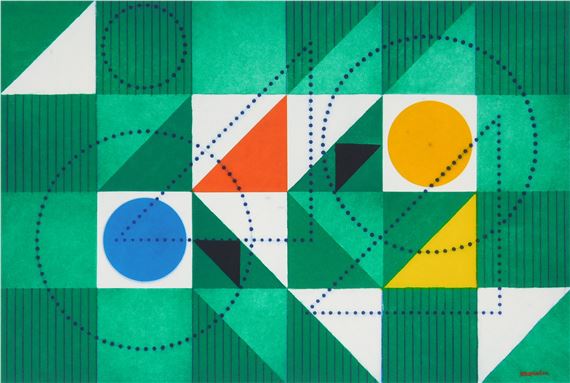 ''Red Triangle'' by J. Jay Mc Vicker, 1986