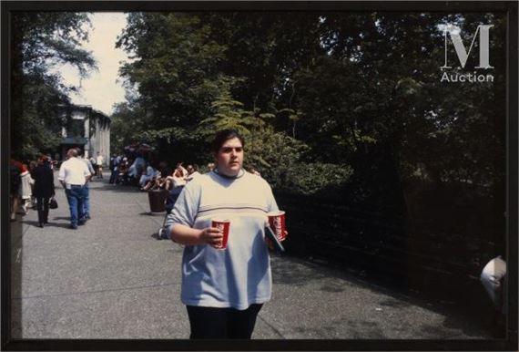 Woman in Antwerp by Dan Graham, 2001-2003