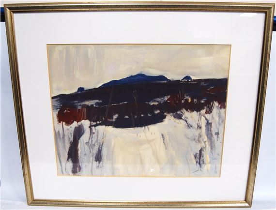 Archie Sutter Watt | Impressuibust landscape (1990) | MutualArt