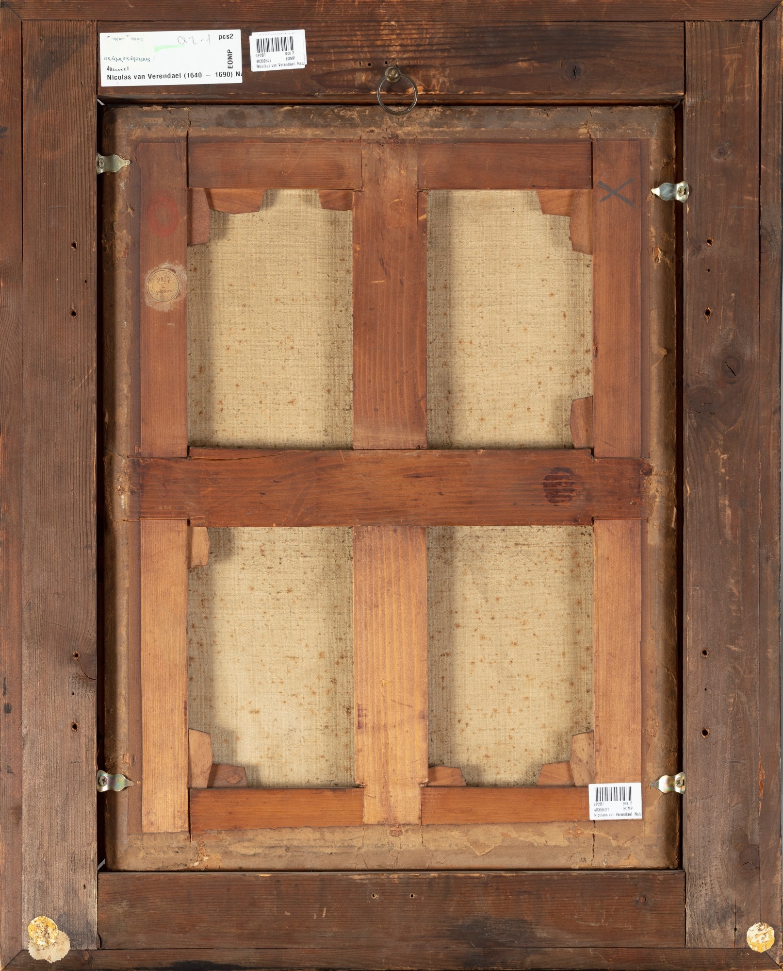 Artwork by Nicolaes van Veerendael, Still lifes with flowers in a crystal vase, Made of both oil on canvas