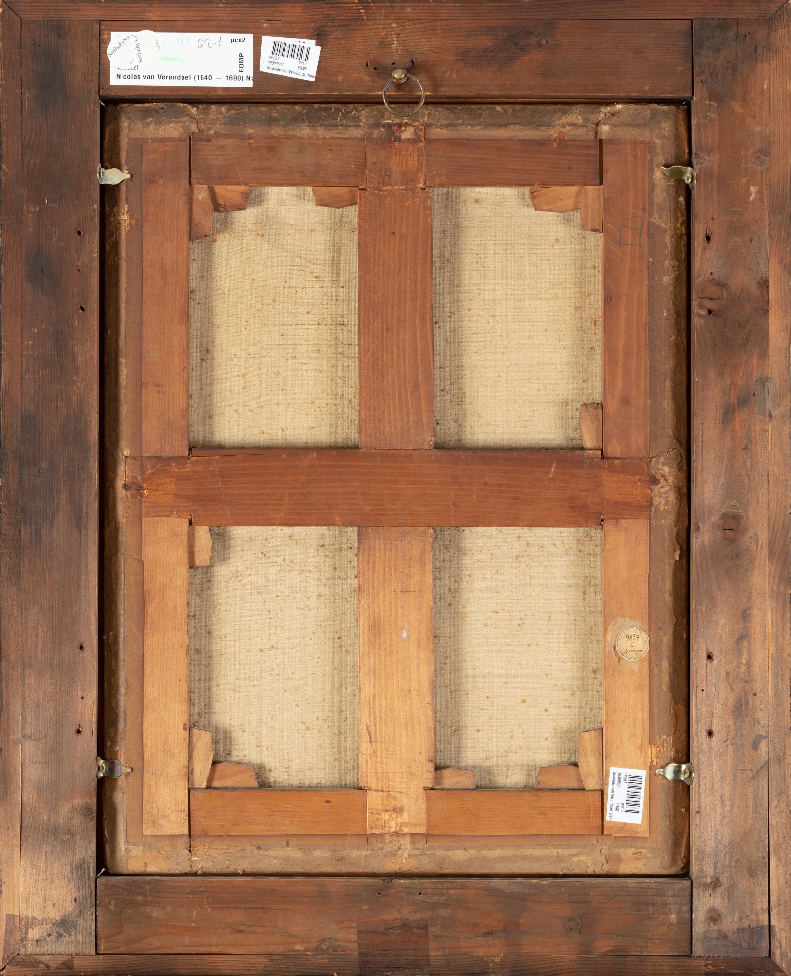 Artwork by Nicolaes van Veerendael, Still lifes with flowers in a crystal vase, Made of both oil on canvas