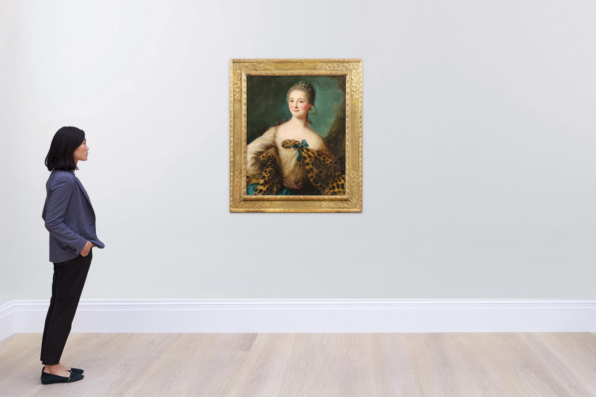 Artwork by Louis-Richard-François Dupont de Montfiquet, Portrait of a Lady, Made of Oil on canvas