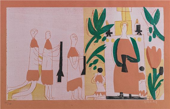 Ostermesse by HAP  Grieshaber, 1964