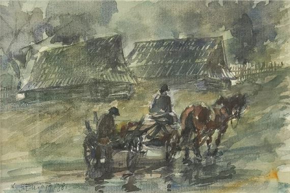 Powóz by Kazimierz Szemioth, 1981