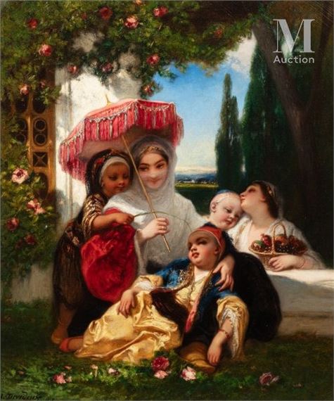 La princesse et ses enfants by Louis Devedeux, 1856