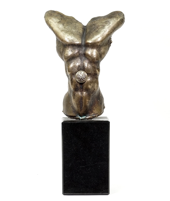 Artwork by W. Ramach, Torso, Made of Bronze sculpture