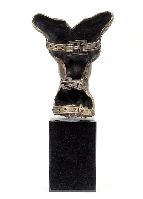 Artwork by W. Ramach, Torso, Made of Bronze sculpture