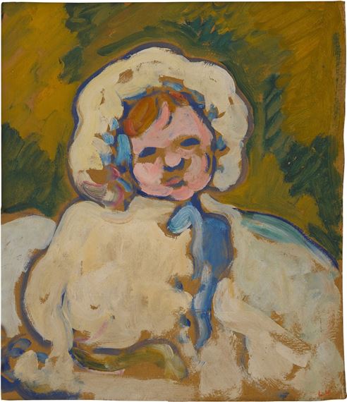 Louis Valtat Tete De Jean Bebe Circa 1908 Mutualart